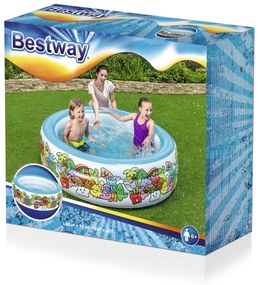 Bestway Nafukovací bazén okrúhly 152 x 51 cm Bestway 51121 farebný