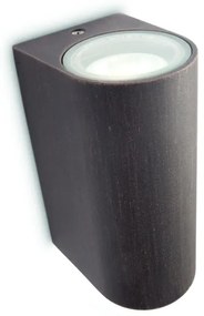 Philips 17102/86/PN - Vonkajšie nástenné svietidlo NIGHTINGALE 2xGU10/35W/230V