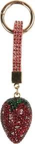 Keychain Strawberries 3x3x14 Cm Red Plastic - 3*3*14 cm