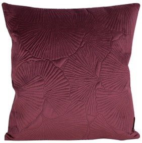 DEKORAČNÁ OBLIEČKA NA VANKÚŠ VELVET 45X45 CM BORDOVÁ