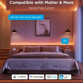 Govee - LED RGBICW Stmievateľný pásik COB 3780 diód 3m Wi-Fi Matter