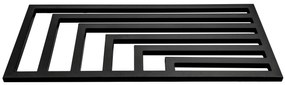 Regnis Kreon, vykurovacie teleso 550x1200 mm, 630W, čierna matná, KR120/55/BLACK