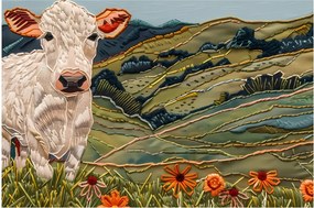 Obraz - Imitácia pleteného motívu (90x60 cm)