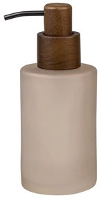 Béžový sklenený dávkovač mydla 280 ml Modest – Mette Ditmer Denmark