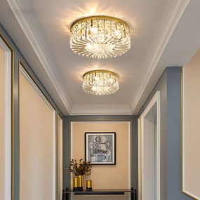 Toolight Toolight, stropné svietidlo 60cm, 8xE14, APP1729-8C, zlatá lesklá, OSW-06355