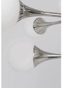 Bulb Fiction závesná lampa 20 strieborná Ø102 cm