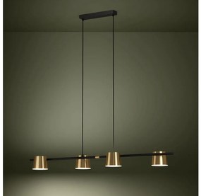 Eglo 39985 - LED Luster na lanku ALTAMIRA 4xGU10/4,6W/230V 3000K zlatá