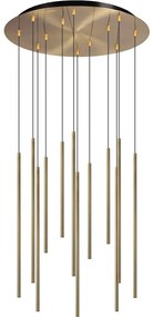 Ideal Lux - LED Luster na lanku FILO LED/25W/230V mosadz