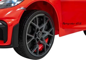 Elektrické autíčko Porsche Spyder RS 718 MP4 červené