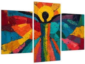 Obraz - Maľovaný anjel (90x60 cm)