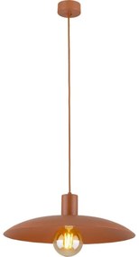 Luster na lanku ASTRA 1xE27/15W/230V pr. 41 cm tehlová