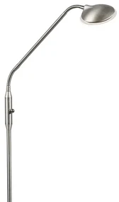 Moderná stojaca lampa oceľ vrátane LED - Eva