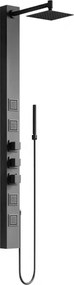 Mexen Orco, sprchový panel, čierna, 7607-03-70
