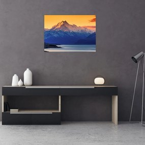 Obraz - Jazero Pukaki (70x50 cm)