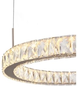 Zuma Line MD3713-2-3GT - LED luster na lanku GIRONA LED/36W/230V ružové zlato