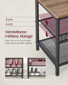 Vešiakový stojan s botníkom HSR415K01