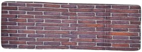 Protišmyková 3D predložka Tehly, 60x180, fialová, chodba / predsieň, Apextextil