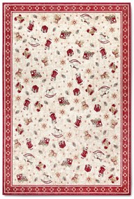 Villeroy & Boch, Kusový koberec Villeroy & Boch Toy's delight so strihaným vlasom 106217 Red, Multicolor, 160x230, červená, obývacia izba