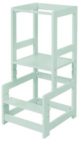 roba Drevená vzdelávacia Montessori veža (mentolová)  (100359194)