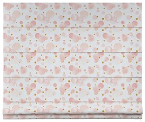 Bielo-ružová detská roleta 170x160 cm Magic - Yellow Tipi