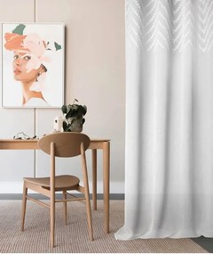 Záclona s jemným vzorom na kruhy 140 x 250 cm