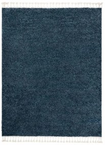 Kusový koberec Shaggy Berta modrý 140x190cm