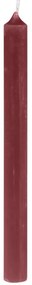 Červená úzka sviečka Taper red - Ø 1,2*13cm / 2.5h