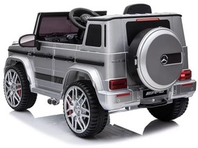 RAMIZ Elektrické autíčko Mercedes Benz G 63 AMG - lakované - strieborné