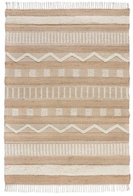 Flair Rugs koberce Kusový koberec Jubilant Medina Jute Natural/Ivory - 200x290 cm