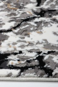 Koberec Tender 25226A VELVET čierny / svetlosivý