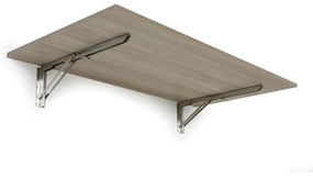 Sklápací stôl na stenu, 1200 x 600 mm, nosnosť 30 kg, dub prírodný