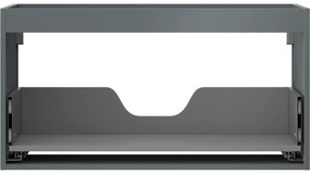 Mexen Box-A, závesná skrinka 90 cm, 1 zásuvka, grafitová matná, 91AX0-0900-470-1-66