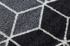 Koberec HEOS 78590 krém / strieborný / antracit CUBE KOCKA