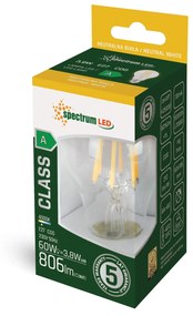 Spectrum Spectrum, LED studená žiarovka GLS COG E-27 3,8W WOJ+14640, OSW-05786