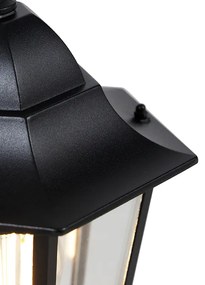 Klasická vonkajšia lampa s podstavcom čierna 48,6 cm IP44 - Havana