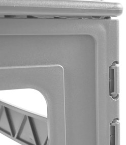 Keeeper Skladací vonkajší stôl Timo L Nordic Grey, L