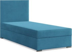 Čalúnená posteľ ZONZA Velvet 90×200 cm modrá