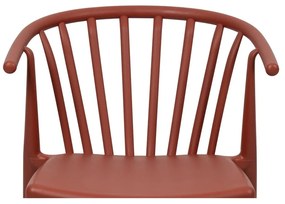 Hnedá plastová záhradná stolička Capri – Bonami Essentials