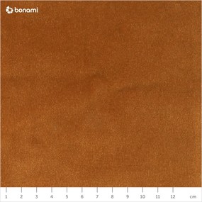 Hnedé zamatové kreslo Dutchbone Madison