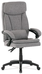 BONTEC Kancelárske kreslo, hojdací mechanizmus, šedá látka, KA-Y362 GREY Farba: Šedá