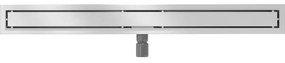 Mexen Flat nerezový sprchový žľab 100 cm vzor M13, 2v1, 1010100-15