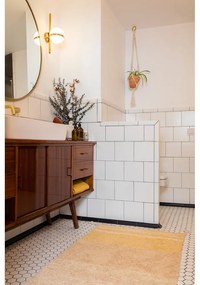 Okrovožltý bavlnený koberec 80x140 cm Twin Amber – Lorena Canals