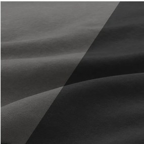 Rohová rozkladacia sedačka LUNA popolová / čierna