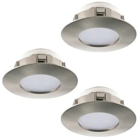 Eglo 95816 - SADA 3x LED podhľadové svietidlo PINEDA 1xLED/6W/230V