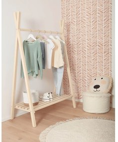 Detský vešiak z bukového dreva v prírodnej farbe 99x148 cm Maralis – Kave Home