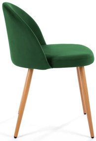 Jedálenská stolička SJ.075 fľaškovo zelená