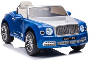 LEAN CARS Elektrická autíčko  Bentley Mulsanne - modré - 2x45W- BATÉRIA - 12V7Ah - 2024