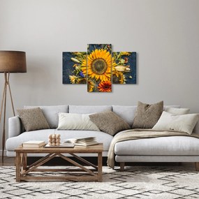 Obraz - Jesenné kvety (90x60 cm)