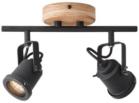 Brilliant - Bodové svietidlo INGE 2xGU10/6W/230V borovica