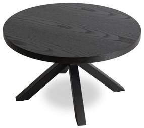 PROXIMA.store - Okrúhly konferčenčný stolík LINCOLN FARBA: čiarna